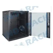 Indorack WIR7015S Wallmount Cabinet 15U Single Glass Door 600x700mm